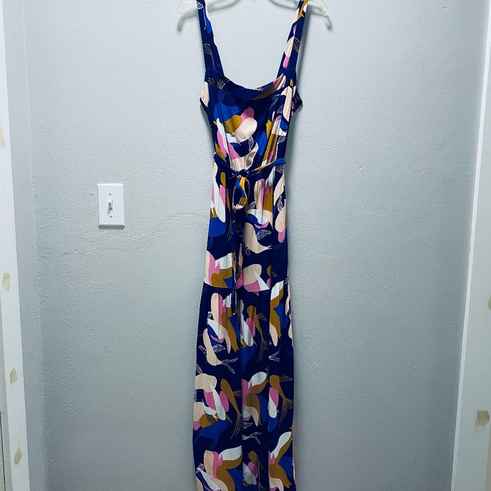 Fighting Eel Ava Sky blue koi maxi dress sz S - Picture 4 of 9